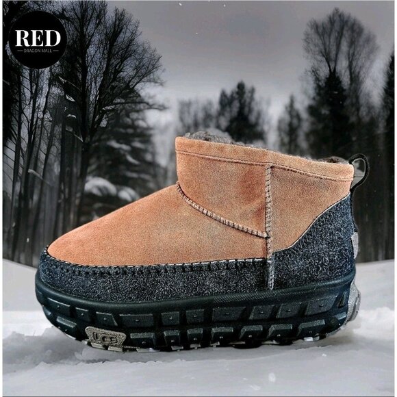 UGG VENTURE DAZE ULTRA MINI ALL GENDER BOOTS RED JASPER - MEN 10 / WOMEN 11 main image 11